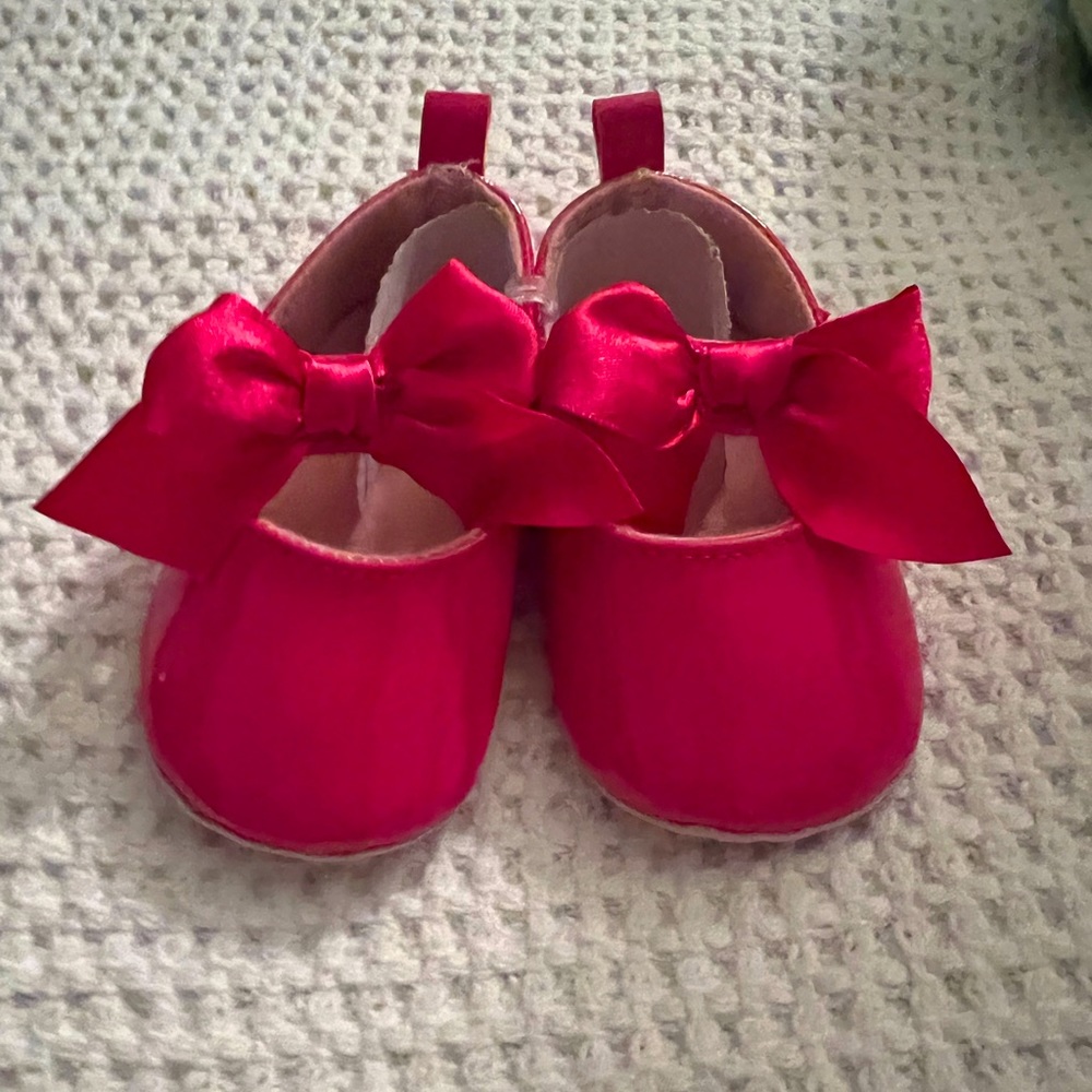 Baby Girl Shoes - Size 0-6mo